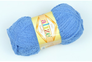 Пряжа Alize Softy (Софти), #374, светло-синяя