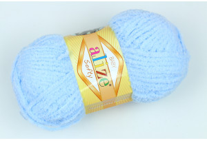 Пряжа Alize Softy (Софти), #183, светло-голубая
