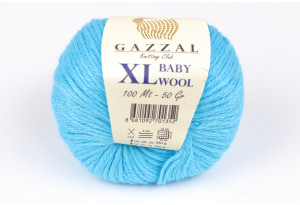 Пряжа Gazzal Baby Wool XL, #820, темно-голубая