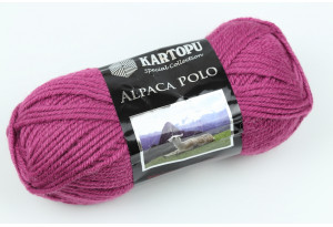 Пряжа Kartopu Alpaca Polo, #736, фиолетовая фуксия