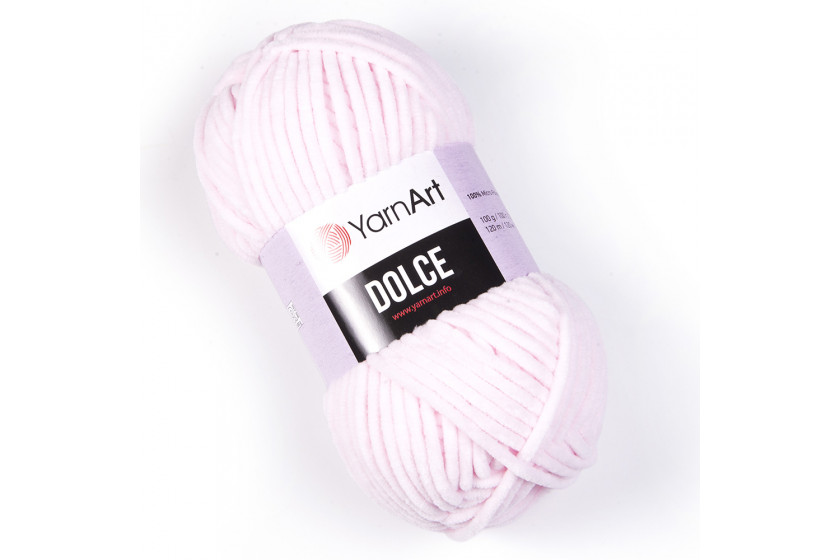 Пряжа YarnArt Dolce, #781, нежно-розовая