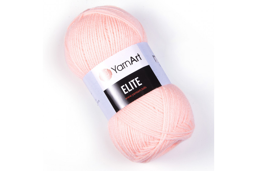 Пряжа YarnArt Elite, #37, персиковая