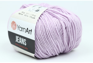 Пряжа YarnArt Jeans, #19, светло-сиреневая