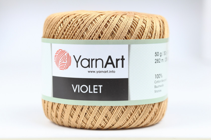 Пряжа YarnArt Violet, #5529, кофе с молоком
