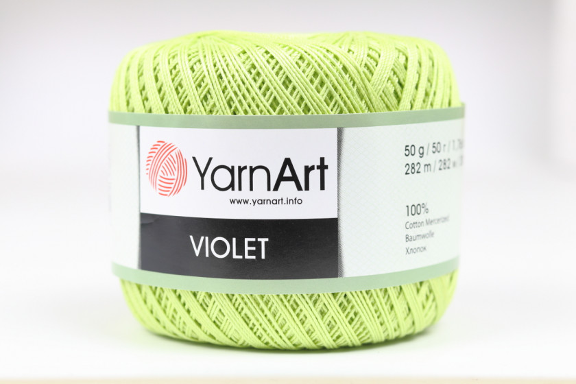 Пряжа YarnArt Violet, #5352, мятная