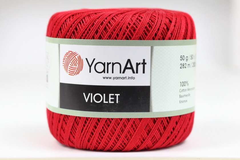 Пряжа YarnArt Violet, #5020, бургунди