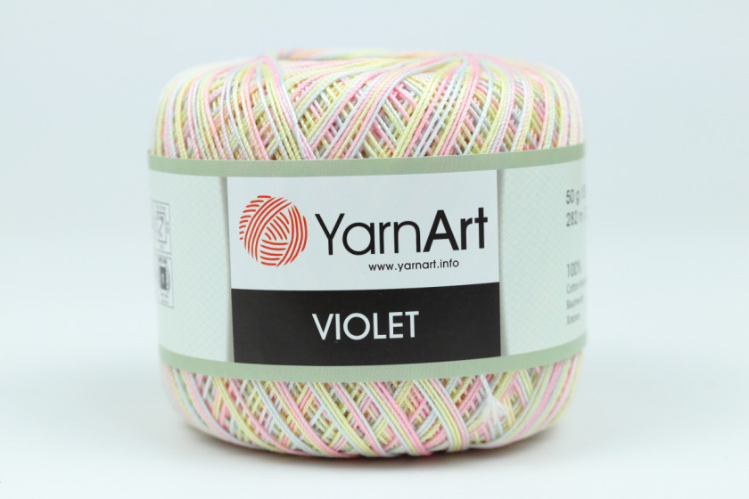 Пряжа YarnArt Violet Melange, #3194, персиковая