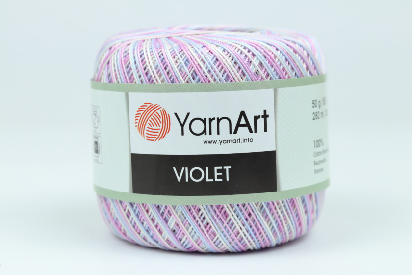 Пряжа YarnArt Violet Melange, #3053, сиреневая