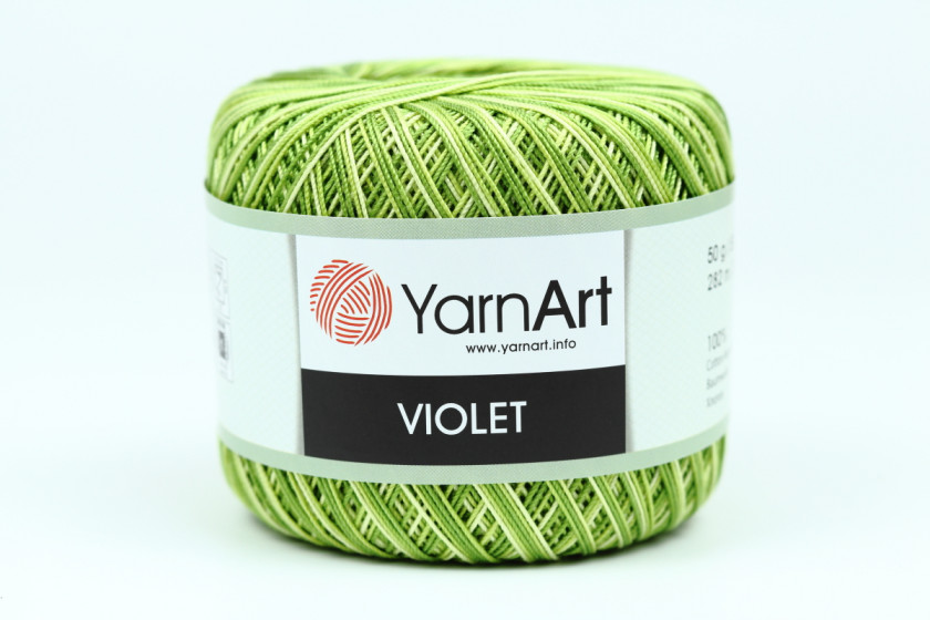 Пряжа YarnArt Violet Melange, #188, оливковая
